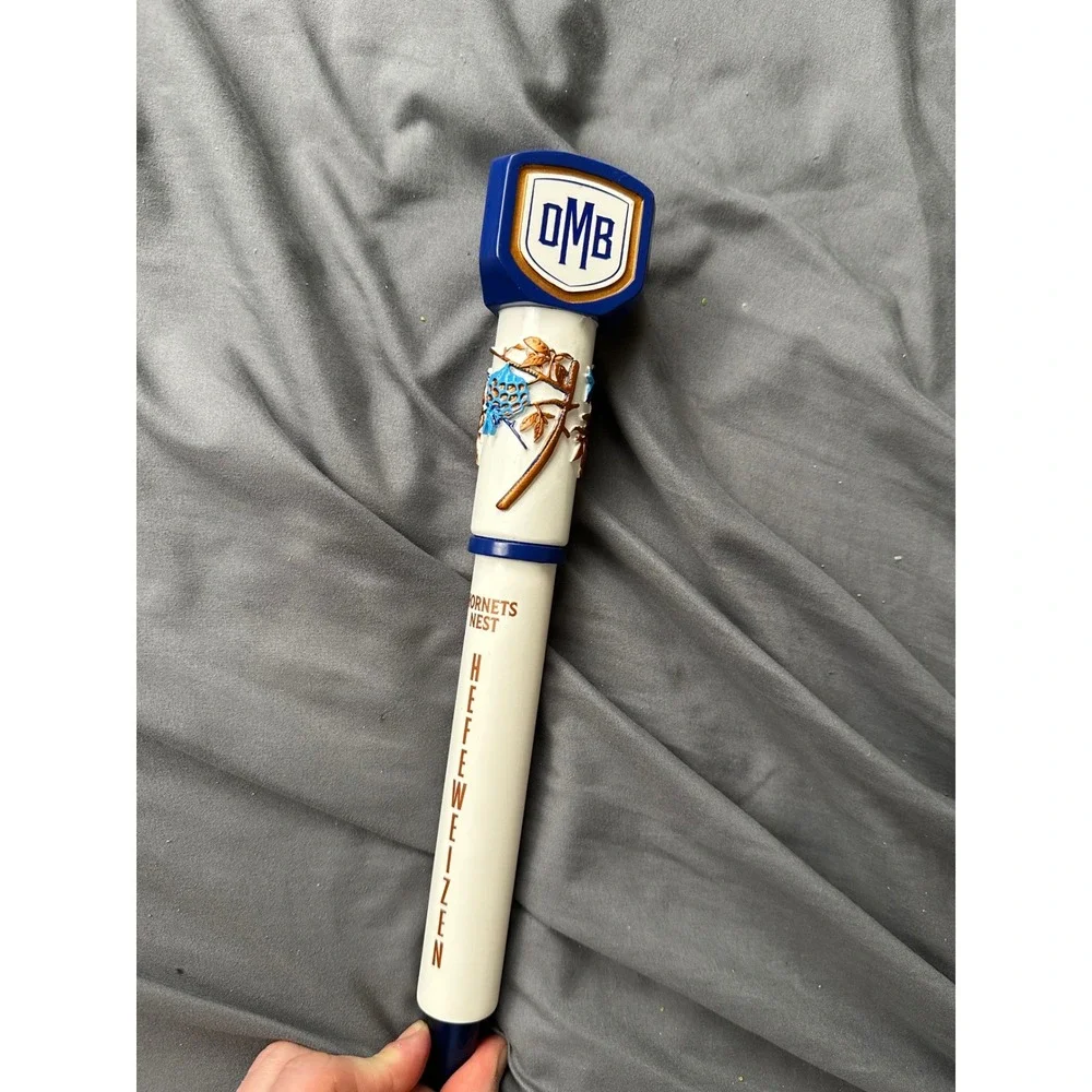 Olde Mecklenburg Brewery OMB Hornets Nest Hefeweizen Beer Tap Handle Barware